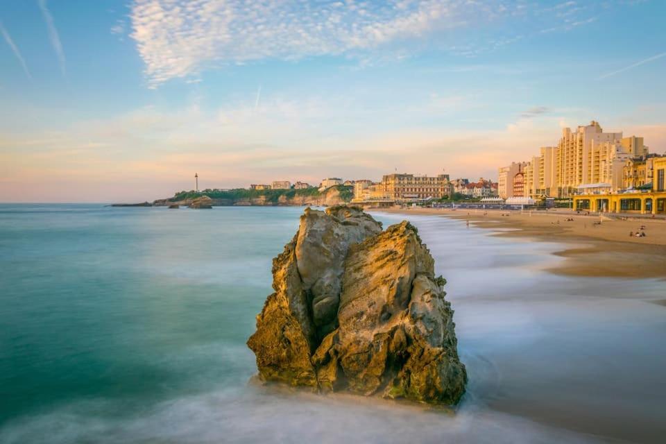 Апартаменти Studio Et Piscine Sur La Grande Plage Біарріц Екстер'єр фото