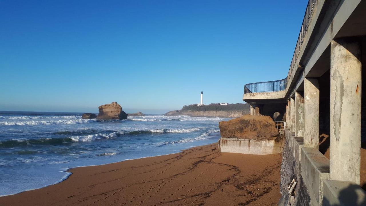 Studio Et Piscine Sur La Grande Plage Біарріц Екстер'єр фото