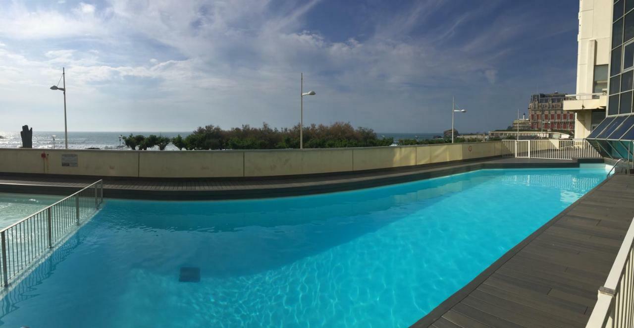 Studio Et Piscine Sur La Grande Plage Біарріц Екстер'єр фото